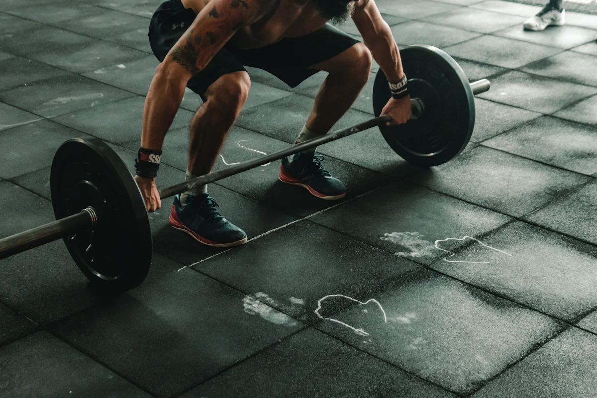 Strength training area